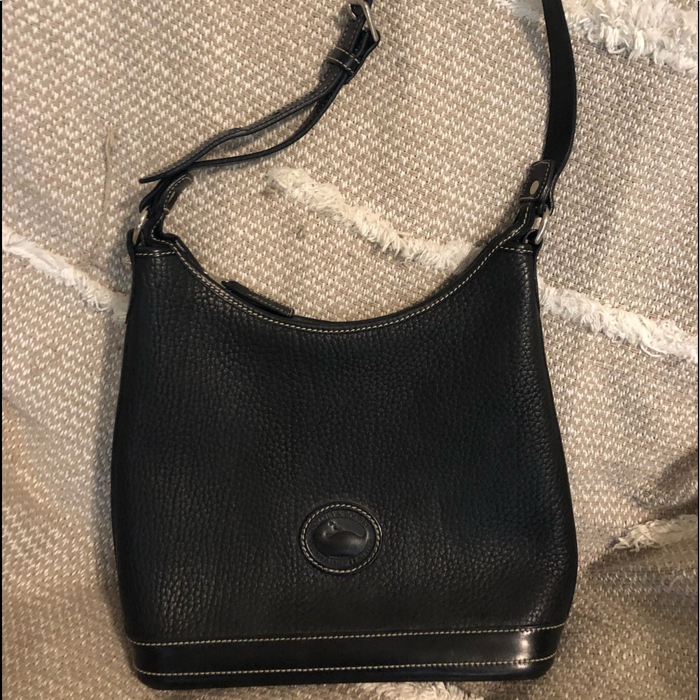 Authentic Solid Black Dooney and Burke Purse